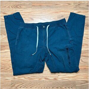 Vuori Mens Pants Blue Size Small